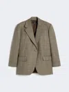 Max Mara Oversized Wool Blazer In Brown