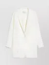 MAX MARA OVERSIZED WOOL CANVAS JACKET
