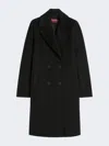 Max Mara Oversized Wool Coat In Black