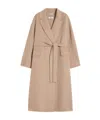 Max Mara Oversized Wool Coat In Nude