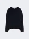Max Mara Oversized Wool Sweater In Blue