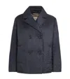 Max Mara Padded Double-breasted Jacket In Blue