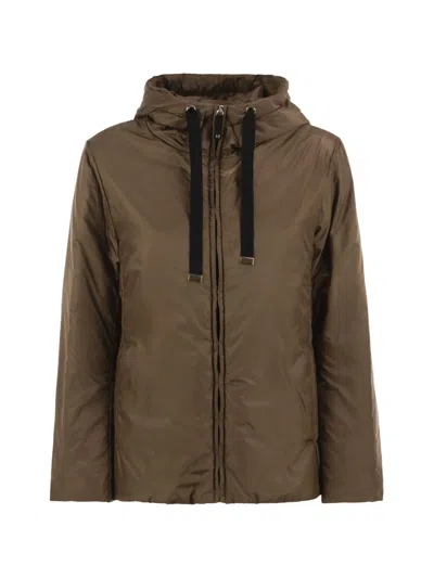 MAX MARA PADDED DRAWSTRING-HOOD JACKET