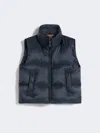 Max Mara Padded Gilet In Water-repellent Technical Fabric In Brown