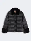 Max Mara Padded Jacket In Water-repellent Fabric In Black