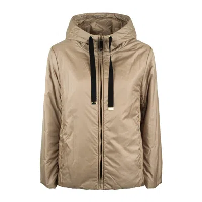 MAX MARA MAX MARA PADDED JACKET WITH HOOD MADE OF DRIP-PROOF CANVAS