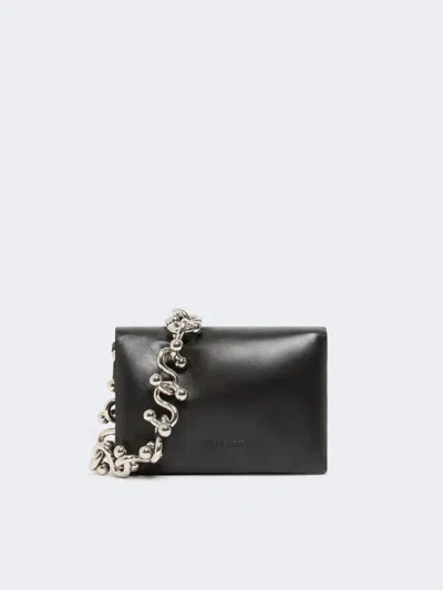 Max Mara Padded Nappa-leather Mini Soffy Bag In Black