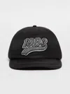 Max Mara Padded Nylon Cap In Black