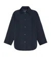 Max Mara Padded Reversible Jacket In Navy