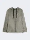 Max Mara Padded Water-repellent Canvas Hooded Jacket In Green