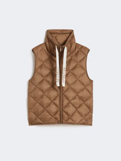 MAX MARA PADDED WATER-REPELLENT NYLON CANVAS GILET
