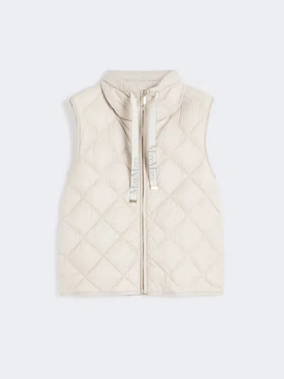 MAX MARA PADDED WATER-REPELLENT NYLON CANVAS GILET