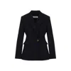 Max Mara Blue Gabardine Pagano Blazer