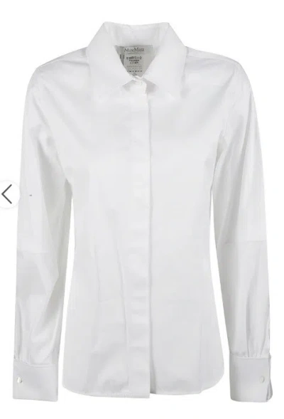 Max Mara 'page' Shirt In White