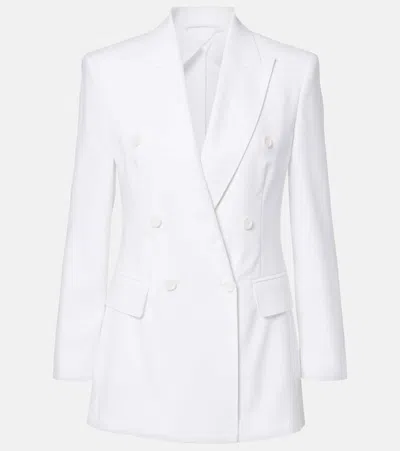Max Mara Pagella Cotton Blazer In White