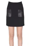 Max Mara Pagella Mini Skirt In Black