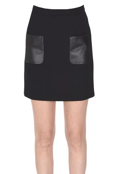 Max Mara Pagella Mini Skirt In Black