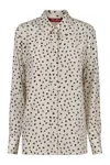 MAX MARA PAGINE PRINTED CRÊPE DE CHINE SHIRT