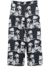 Max Mara Studio Paglie Long Trouser Navy In Blue