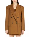 Max Mara Olympia Jackets Brown In Tobacco