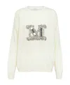 Max Mara Wool-cashmere Palato Sweater In Gray