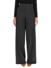 Max Mara Palazzo Pants In Gray