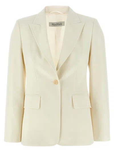 Max Mara Palchi Blazer In Cream