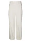 Max Mara Palio Pantalone Cargo In White