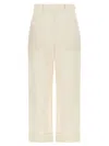 Max Mara White Palio Pants In White