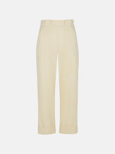 Max Mara Palio' White Cotton Pants