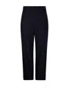 Max Mara Palio Wide Leg Trousers In Blue