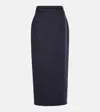 Max Mara Blue Skipper Skirt In Blue