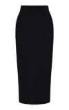 Max Mara Palo Camelwool Skirt In Navy