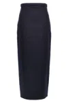 Max Mara Palo Skirts Blue In Black