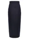 Max Mara Palo Skirts Blue In Black