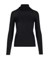 Max Mara Adda Turtle Neck Cashmere Sweater In Black