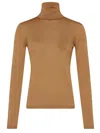 Max Mara Palos Sweater Brown In Animal Print