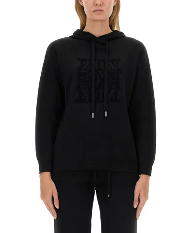 Max Mara Pamir Hoodie In Black