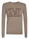 Max Mara Pamir Cashmere Sweater In Beige Rosa