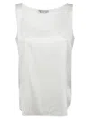 Max Mara Pan Sleeveless Top In White