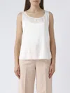 Max Mara Top Pan In Raso Di Seta Ice 31660226600013top Pan In Latte