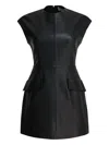 Max Mara Panelled Mini Dress In Black