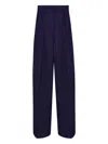 Max Mara Panelled Trousers In Blue
