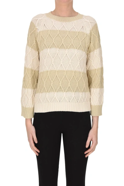 Max Mara Panino Pullover In Beige