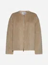 MAX MARA PANNO TEDDY FABRIC JACKET