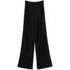 Max Mara Women Navigli Viscose Blend Trouser With Sequins In Black