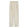 Max Mara Studio Entrata Trouser Beige In Neutral