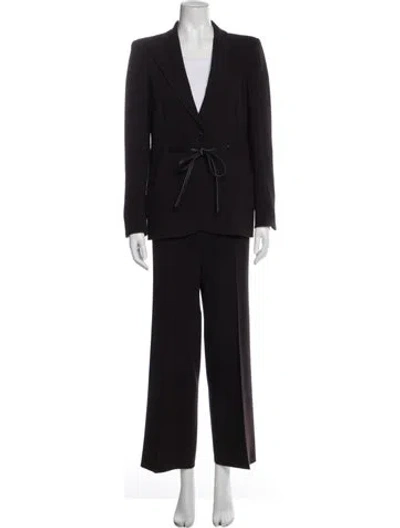 Pre-owned Max Mara Pant Set In Black