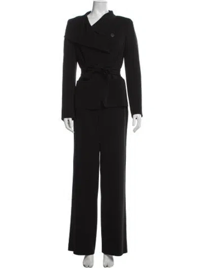 Pre-owned Max Mara Pant Set In Black