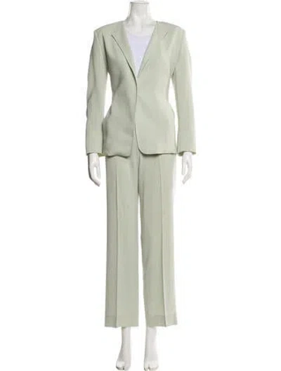 Pre-owned Max Mara Pant Set In Green